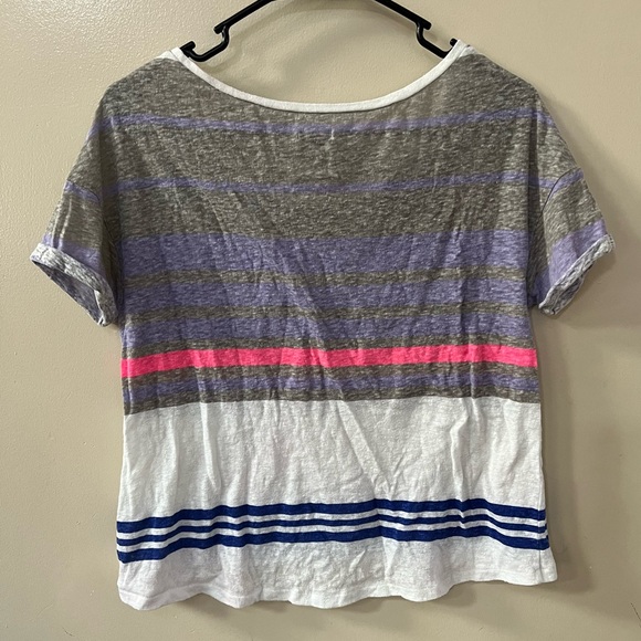 Aerie Striped T-shirt, Size XS - Picture 2 of 6